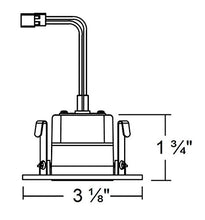 Load image into Gallery viewer, NICOR Lighting 2 inch Square Eyeball LED Downlight in Oil-Rubbed Bronze, 3000K (DQR2-AA-10-120-3K-OB)
