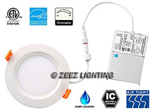 Load image into Gallery viewer, ZEEZ Lighting - 18W (OD 9&quot; / ID 8&quot;) Cool White LED Recessed Panel Down Light Bulb Slim Lamp Fixture w/Junction Box ETL Listed - 10 Packs

