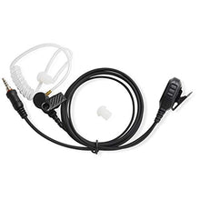 Load image into Gallery viewer, Tenq Covert Acoustic Tube earpiece Headset with PTT and Microphone for Yaesu Vertex VX-6R 7R 6E 7E 120 127 170 177 Two Way Radio
