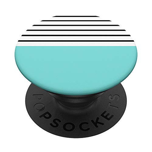 Stripe Grip Mint - Mint Stripes Minimal Grip PopSockets PopGrip: Swappable Grip for Phones & Tablets