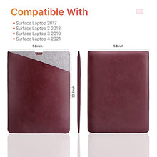 Load image into Gallery viewer, WALNEW 13.5&quot; Sleeve for 13.5 Inch Microsoft Surface Laptop 4/3/2/1(2021/2019/2018/2017 Released) Protective Soft Sleeve Case Cover Bag with Safe Interior and Exterior Mouse Pad, Wine Red

