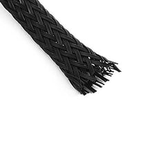 Load image into Gallery viewer, Aexit PET General Wiring &amp; Connecting Purpose Braided Wire Sleeving Cable Protection Net 4mm Width Heat-Shrink Tubing 12M Long
