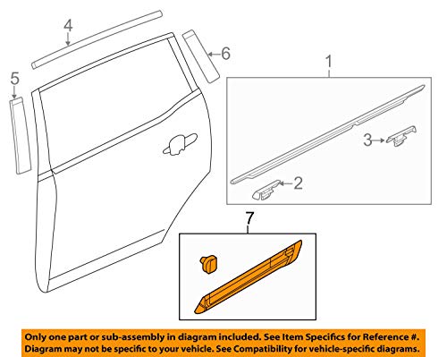Ford AE9Z7425556AA - Moulding Door Outside
