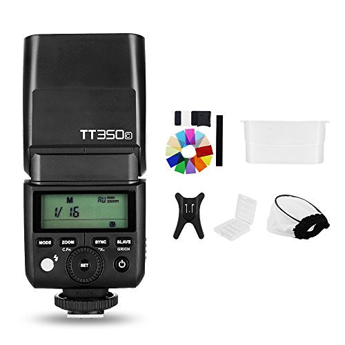 Godox TT350C TTL Speedlite GN36 1/8000s HSS 2.4G Wireless X System Camera Flash Compatible for Canon