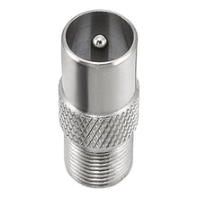 Load image into Gallery viewer, uxcell 10 Pcs Silver Tone Metric F Female to PAL Male Jack Adapter Connector
