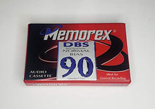 Load image into Gallery viewer, Memorex DBS 90 Single Blank Audio Cassette Tape Vintage
