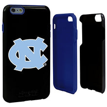 Load image into Gallery viewer, Guard Dog Collegiate Hybrid Case for iPhone 6 Plus / 6s Plus  North Carolina Tar Heels  Black
