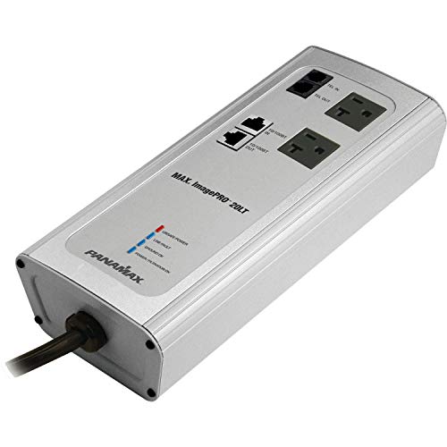 Panamax MIP20LT 2-Outlet MAXImagePRO Surge Protector with Telephone and LAN Protection
