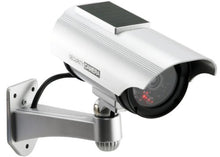 Load image into Gallery viewer, Cop Security 15-CDM19 Solar Powered Fake Dummy Security Camera, Silver
