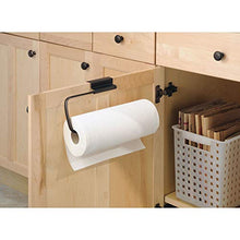 Load image into Gallery viewer, I Design Axis Metal Over The Cabinet Paper Towel Bar For Kitchen, Pantry, Mudroom, 6.2&quot; X 0.9&quot; X 12.1
