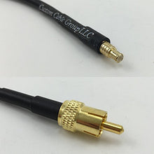 Load image into Gallery viewer, 12 inch RG188 MCX MALE to RCA MALE Pigtail Jumper RF coaxial cable 50ohm Quick USA Shipping
