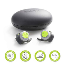 Load image into Gallery viewer, Boompods Boombuds True Wireless Earbuds - Best Sports Headphones, Bluetooth, Magnetic Charging Case, Water/Sweat Resistant IPX 4, Instant Connect TWS.
