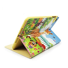 Load image into Gallery viewer, iPad Mini 1/2/3/4 Slim Book Case, Synthetic Leather Stand Durable Cover with [Auto Sleep/Wake] [Corner Protection] [Shock Absorption] Protective Hard Shell for Apple iPad mini 1/2/3/4, Cartoon Giraffe
