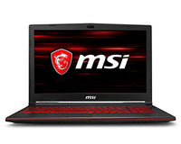 MSI GL63 8RD-210US Gaming Laptop i7-8750H GTX 1050Ti 4GB, 8GB RAM, 256GB SSD + 1TB HDD, 15.6