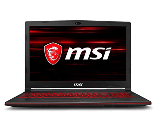 MSI GL63 8RD-210US Gaming Laptop i7-8750H GTX 1050Ti 4GB, 8GB RAM, 256GB SSD + 1TB HDD, 15.6