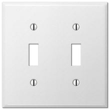 Load image into Gallery viewer, Jackson Deerfield #9WS102 White Steel 2TOG Wall Plate
