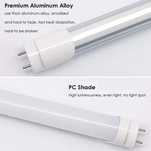 Load image into Gallery viewer, Aolyty T8 LED Tube Light 9W 2ft 24&quot; 6500K Super Bright Dual End Powered No Ballast Bypass for Warehouse, Garage, Office, Home - 10 Pack
