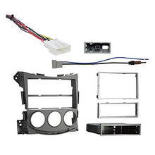 Load image into Gallery viewer, Compatible with Nissan 370Z 2009 2018 Non NAV Single Double DIN Stereo Harness Radio Dash Kit
