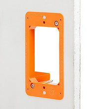 Load image into Gallery viewer, Cmple - Low Voltage Mounting Bracket 1 Gang Multipurpose Drywall Mounting Wall Plate Bracket  Single Gang
