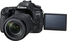 Load image into Gallery viewer, Canon EOS 80D Digital SLR Kit with EF-S 18-135mm f/3.5-5.6 Image Stabilization USM Lens (Black) (Renewed)
