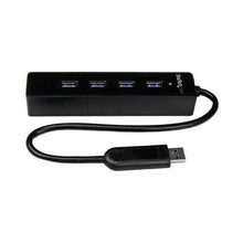 Load image into Gallery viewer, StarTech ST4300PBU3 4Port Portable SuperSpeed USB3.0 Hub with Built-in Cable - NEW - Retail - ST4300PBU3
