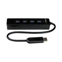 StarTech ST4300PBU3 4Port Portable SuperSpeed USB3.0 Hub with Built-in Cable - NEW - Retail - ST4300PBU3