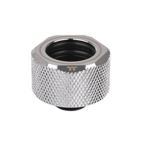 Thermaltake Pacific Chrome 4 Build-In O-Rings C-ProG1/4 PETG 16mm OD Compression Fitting CL-W213-CU00SL-A