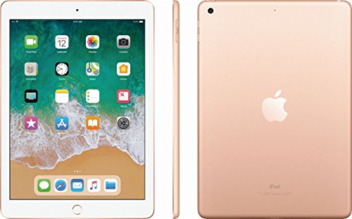 Apple iPad 9.7in 6th Generation WiFi + Cellular (32GB, Gold) (Renewed)