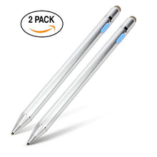 Load image into Gallery viewer, Stylus Pen for ASUS ZenPad 3S 10 (Stylus Pen by BoxWave) - AccuPoint Active Stylus (2-Pack), Electronic Stylus with Ultra Fine Tip for ASUS ZenPad 3S 10 - Metallic Silver
