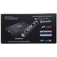 Load image into Gallery viewer, Orion ZO2000.4 ZTREET Series 2000 Watts Amp 4 Channel Car Speakers Amplifier
