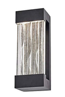 Artcraft Lighting AC9160BK Contemporary Modern LED Outdoor Wall Mount from Watercrest Collection in Black Finish, 4.50 inches, 12.00x4.50x3.75