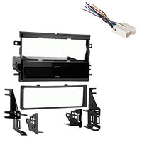 Compatible with Ford Five Hundred 2005 2006 2007 Single DIN Stereo Harness Radio Install Dash Kit Package