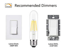 Load image into Gallery viewer, 3PACK LED Filament Bulb Tubular Light Bulb T10 2W , Dimmable, E26 Base, Warm White 2700K, 20W Incandescent Bulb Equivalent, LED Edison Bulb (2 Watt (Style 1))
