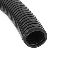 Load image into Gallery viewer, Aexit Black Plastic Electric Motors 15.8mm x 12mm Flexible Corrugated Conduit Pipe Hose Tube Fan Motors 2M Long
