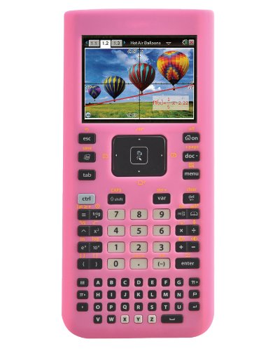 Guerrilla Silicone Case for Texas Instruments TI Nspire CX/CX CAS Graphing Calculator, Pink