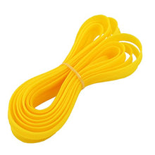 Load image into Gallery viewer, Aexit 12mm Dia Tube Fittings Tight Braided PET Expandable Sleeving Cable Wire Wrap Sheath Microbore Tubing Connectors Yellow 5M
