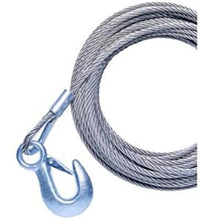 Load image into Gallery viewer, POWERWINCH P7188800AJ / Powerwinch 40039; x 7/32&quot; Replacement Galvanized Cable w/Hook f/RC30, RC23, 712A, 912, 915, T2400 &amp; AP3500
