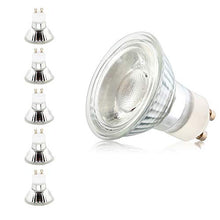 Load image into Gallery viewer, Mengjay 5 Pcs GU10 LED 5W (35W-40W Equivalent), 3000K (Warm White), 400 lumens, Not Dimmable, Beam Angle 60 Degree, Clear Cover, UL-Listed -
