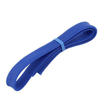 Aexit 12mm Dia Cord Management Tight Braided PET Expandable Sleeving Cable Wire Wrap Sheath Cable Sleeves RoyalBlue 50CM