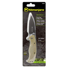 Load image into Gallery viewer, Kilimanjaro 910028 KJ910028 Fixed Blade,Hunting Knife,Outdoor,campingkitchen, One Size, Brown
