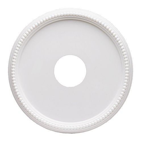 Westinghouse Lighting 7773300 15-3/4-Inch Round Beaded White Finish Ceiling Medallion