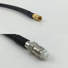 Load image into Gallery viewer, 12 inch RG188 MMCX FEMALE to FME FEMALE Pigtail Jumper RF coaxial cable 50ohm Quick USA Shipping
