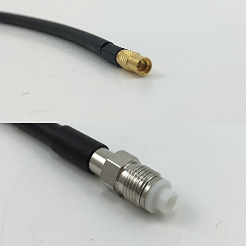 12 inch RG188 MMCX FEMALE to FME FEMALE Pigtail Jumper RF coaxial cable 50ohm Quick USA Shipping