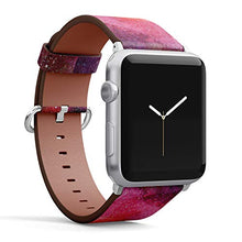 Load image into Gallery viewer, S-Type iWatch Leather Strap Printing Wristbands for Apple Watch 4/3/2/1 Sport Series (42mm) - Nebula Galaxy

