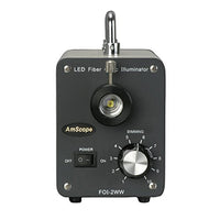 AmScope LED-20W 20W LED Cold Fiber Optic Illuminator