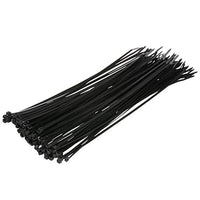 Seachoice Cable Ties, 14 in. Long, 50 Lbs. Max Load, UV Black, Pack of 500