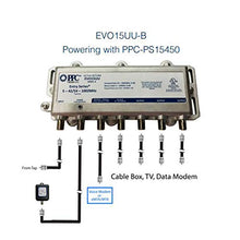 Load image into Gallery viewer, C.P. Company PPC Belden 5-Port Cable Amplifier EVO1-5-U/U with Power Adapter
