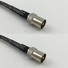 Load image into Gallery viewer, 12 inch RG188 DVB TV Pal Male to DVB TV Pal Male Pigtail Jumper RF coaxial cable 50ohm Quick USA Shipping
