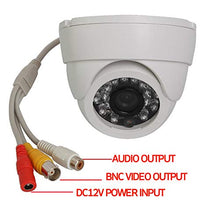 Load image into Gallery viewer, Vanxse Cctv 24ir Le Ds 1/3 Ccd 800tvl Indoor Dome Audio Camera D/N Security Surveillance Camera
