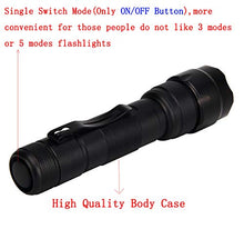 Load image into Gallery viewer, Skysted WF-502B Single Mode Tactical Flashlight with Clip,Ultra Bright 1200 Lumens 10W L2 U3 1A LED,Waterproof Handheld Torch,for Camping Hiking Emergency(Black)
